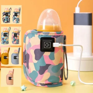 BabySafe 3-Speed USB Bottle Warmer - Ideal for Car and Travel