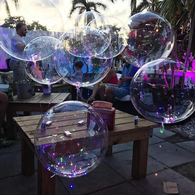 10pcs Transparent Bubble Balloons - Clear Party Decor for Baby Showers - Image 2