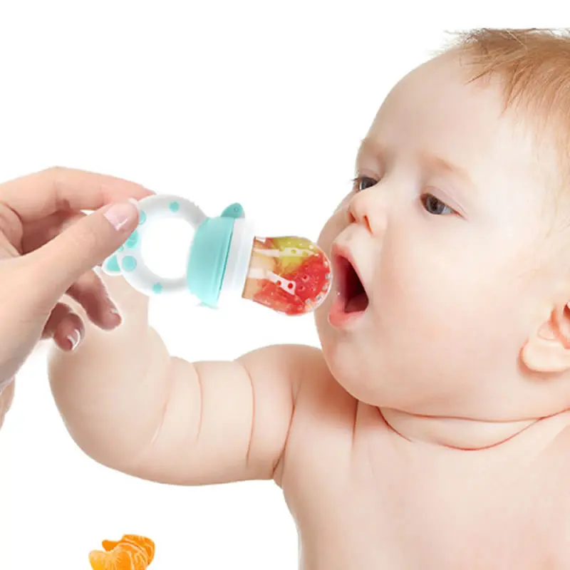 Baby Food Feeding Spoon Juice Extractor Fruit Feeder Pacifier Baby Feeding Bottle Silicone Gum Fruit Vegetable Bite Eat Feeder - Image 5