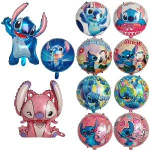 Disney Lilo & Stitch Themed Party Balloons - Cartoon Helium Latex Balloons for Baby Showers