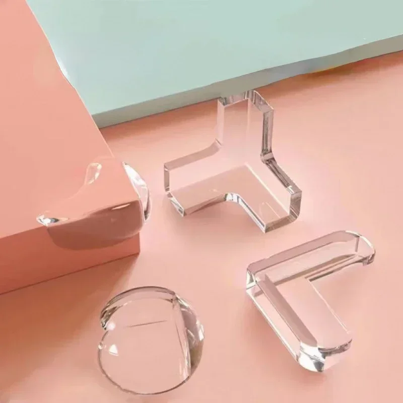 Baby Safety Silicone Table Corner Protector - Transparent Furniture Edge Guards for Collision Protection - Image 3