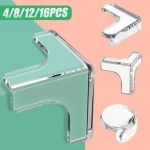 Baby Safety Silicone Table Corner Protector - Transparent Furniture Edge Guards for Collision Protection