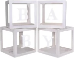 Baby Letter Boxes with Balloons - Party Decor for Birthdays and Showers