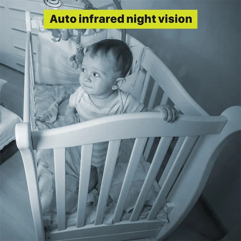 Babystar 5-Inch Video Baby Monitor - Pan-Tilt-Zoom Camera with Two-Way Audio - Image 4