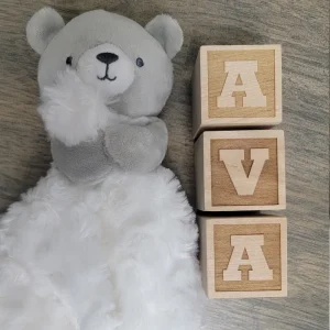 Custom Wooden Name Blocks - Nursery and Baby Shower Party Gifts