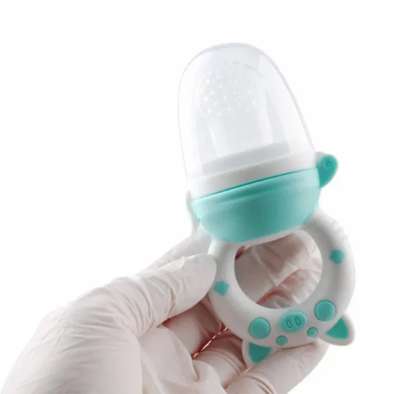 Baby Food Feeding Spoon Juice Extractor Fruit Feeder Pacifier Baby Feeding Bottle Silicone Gum Fruit Vegetable Bite Eat Feeder - Image 4