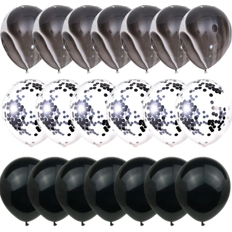 Agate Marble Balloons - 40-Piece Set for Wedding, Valentine's, or Baby Shower Party Decor - Image 5