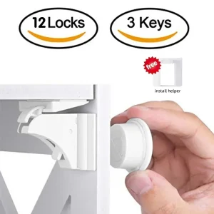 Magnetic Children's Lock - Ideal Safety for Drawers & Cabinets for Babies and Toddlers