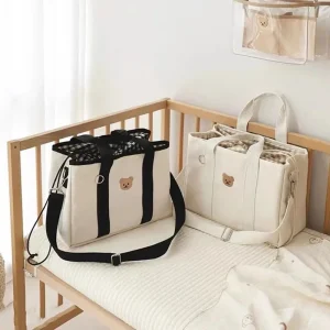 Baby Diaper Bag - Mommy Maternity Pack with Nappy Bags for Strollers and Baby Care