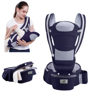 Newborn Ergonomic Baby Carrier - Hip Seat Sling for Travel