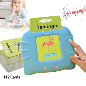 Talking Flashcards Toy - Preschool English Audio Learning Machine for Kids