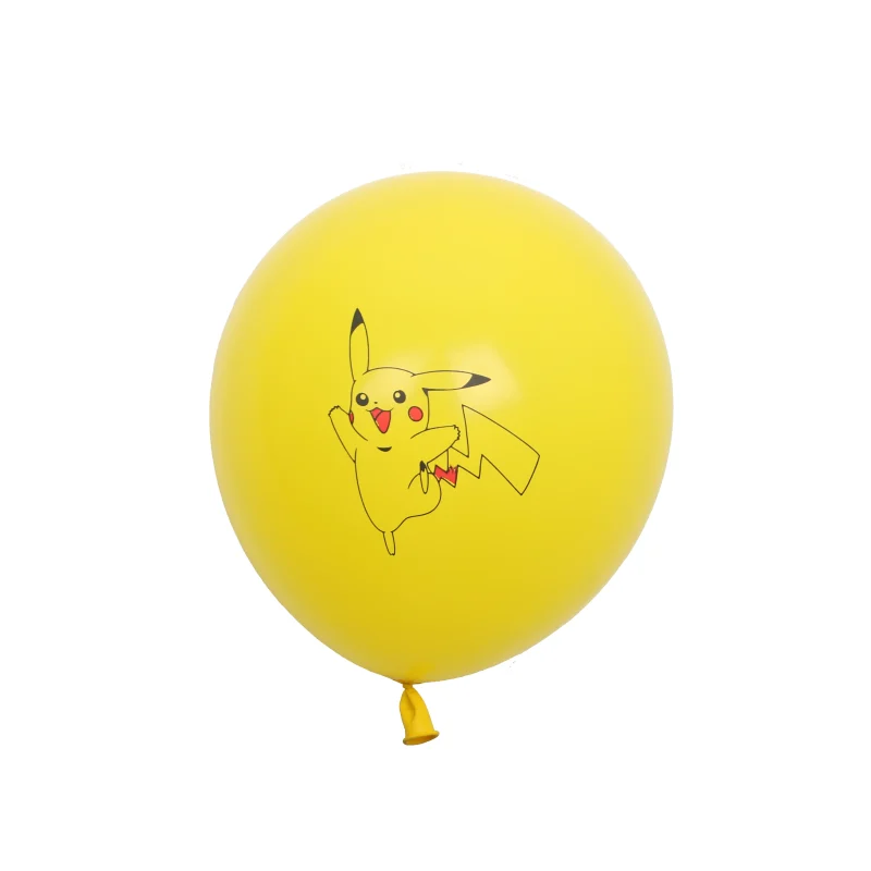 Pikachu Latex Balloons - 12-Inch Party Decoration for Kids' Birthday and Baby Showers - Image 2