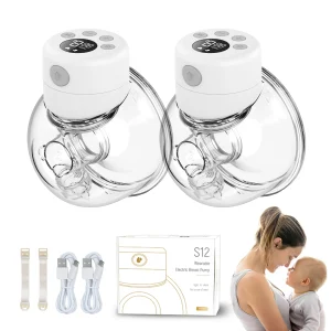 Hands-Free Electric Breast Pump - Wearable Wireless Milk Extractor with UV Disinfection