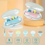 Six-in-One Baby Nail Grinder - Anti-Scratch Portable Manicure Kit