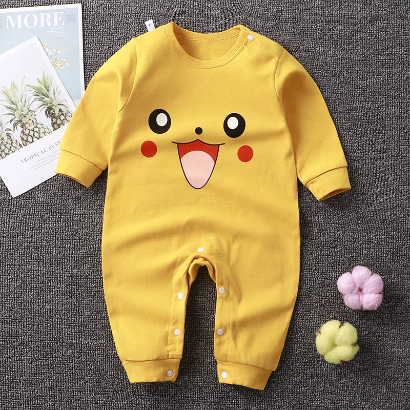 2024 Spring Autumn 0-2 Years Old Baby Romper Baby Jumpsuit Boys Girls Long-sleeved Trousers Newborn Romper Climbing Clothes - Image 5