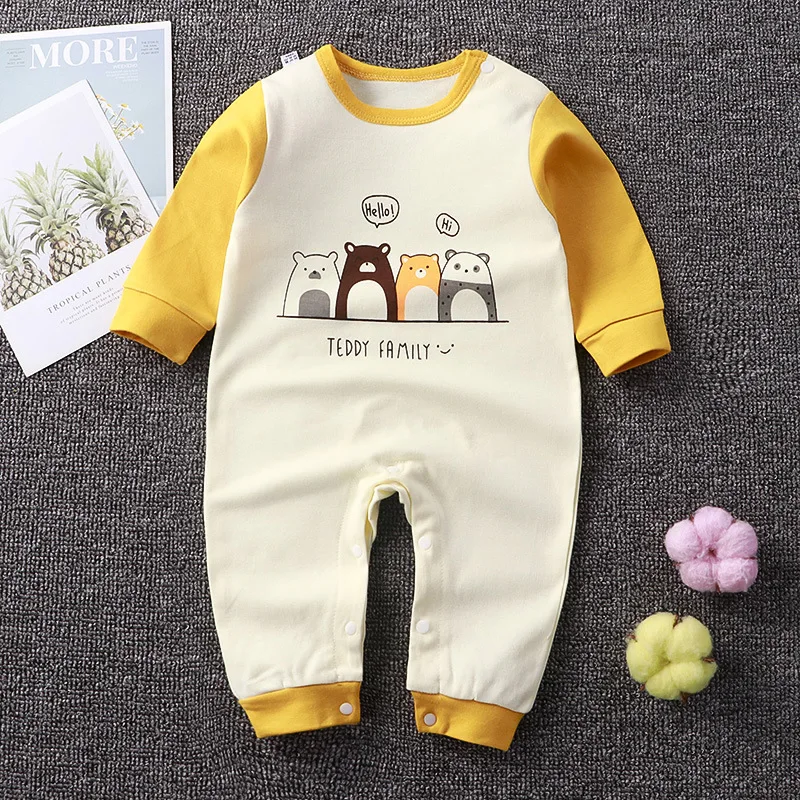 2024 Spring Autumn 0-2 Years Old Baby Romper Baby Jumpsuit Boys Girls Long-sleeved Trousers Newborn Romper Climbing Clothes - Image 6