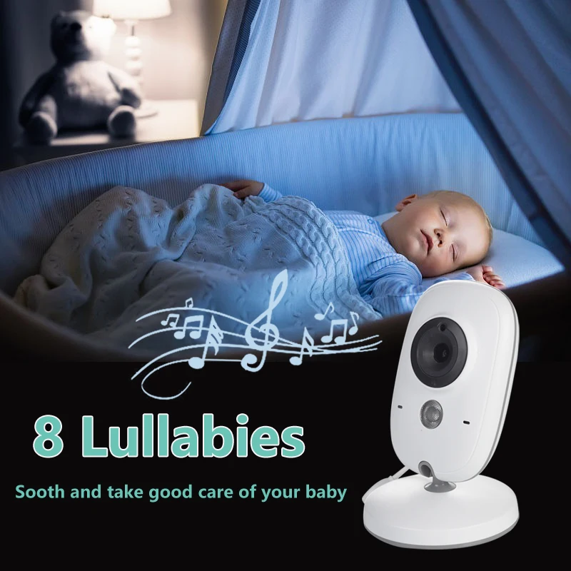 VB603 V2 Video Baby Monitor 2.4G Wireless With 3.2 Inches LCD 2 Way Audio Talk Night Vision Surveillance Security Cam Babysitter - Image 5