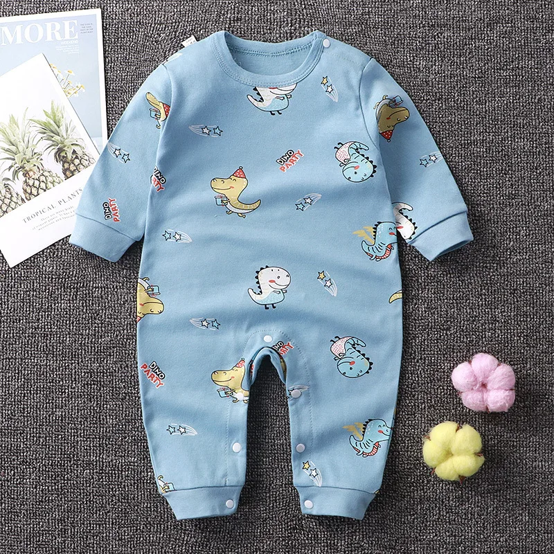 2024 Spring Autumn 0-2 Years Old Baby Romper Baby Jumpsuit Boys Girls Long-sleeved Trousers Newborn Romper Climbing Clothes - Image 3