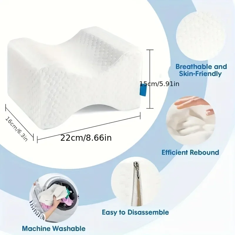 1pc Leg Pillow, Leg Varicose Veins Care Pillow, Lower Limb Lifting For Pregnant Women, Leg Pillow For Sleeping On Bed. - Image 4