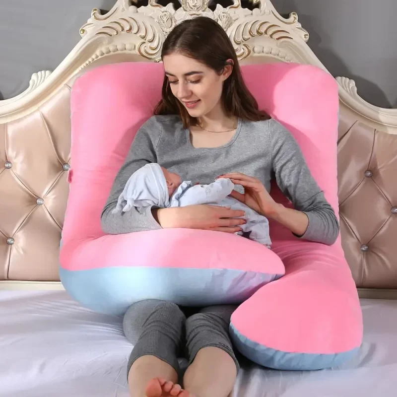 120x70cm Pregnant Pillow for Pregnant Women Soft Cushions of Pregnancy Maternity Support Breastfeeding for Sleep Dropshipping - Image 3