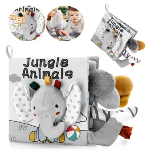 3D Touch Baby Cloth Books - Sensory Toys for Infants 0-12 Months