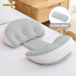 PANGDUBE Pregnancy Waist Support Pillow for Pregnant Women Sleeping Body Pillow Care for Pregnancy Cushion Adjustable Length